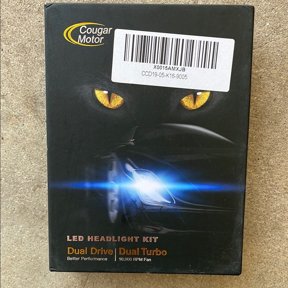 LED Headlight Kit - Black